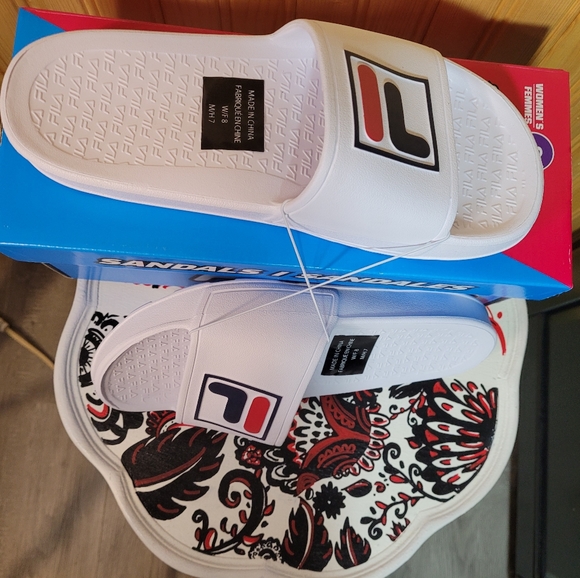Fila white lady's sandals - Picture 2 of 9